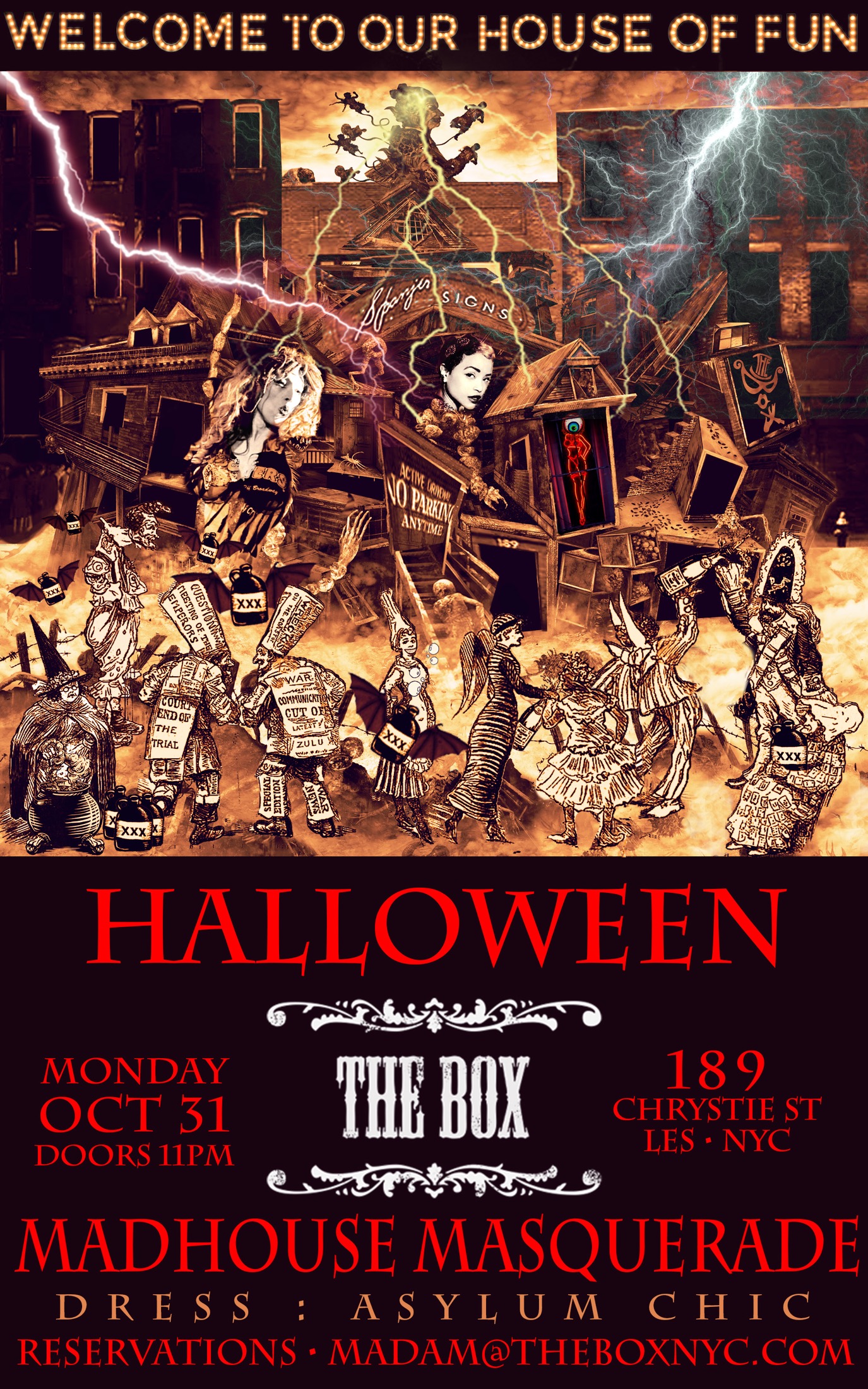 Graphic artwork for a Box event
