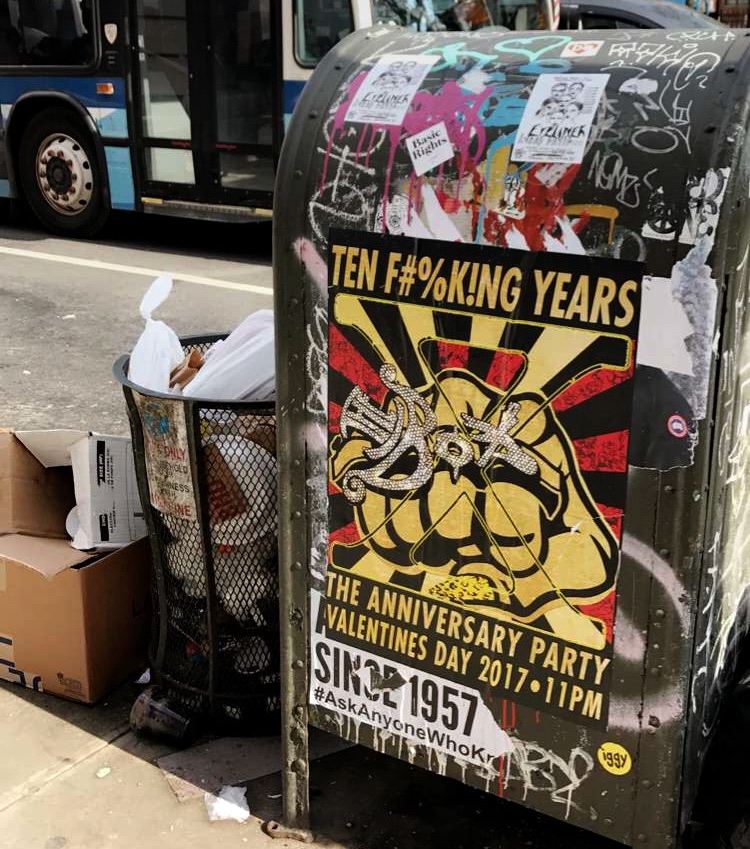 A Box campaign installed in the street