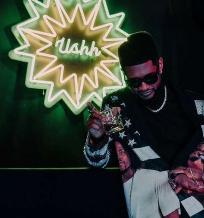 USHHH sign artwork for Usher